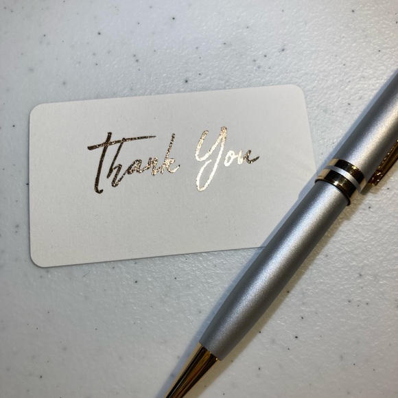 Foil thank you cards(choose your color) - Picture 5 of 10